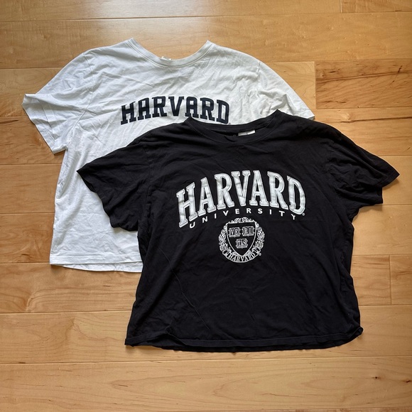 H&M Tops - 2-Pack Harvard University Oversized T-Shirt